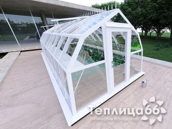 Теплица Рада Нева под стекло, ширина 2.65 метра (Калькулятор теплицы)